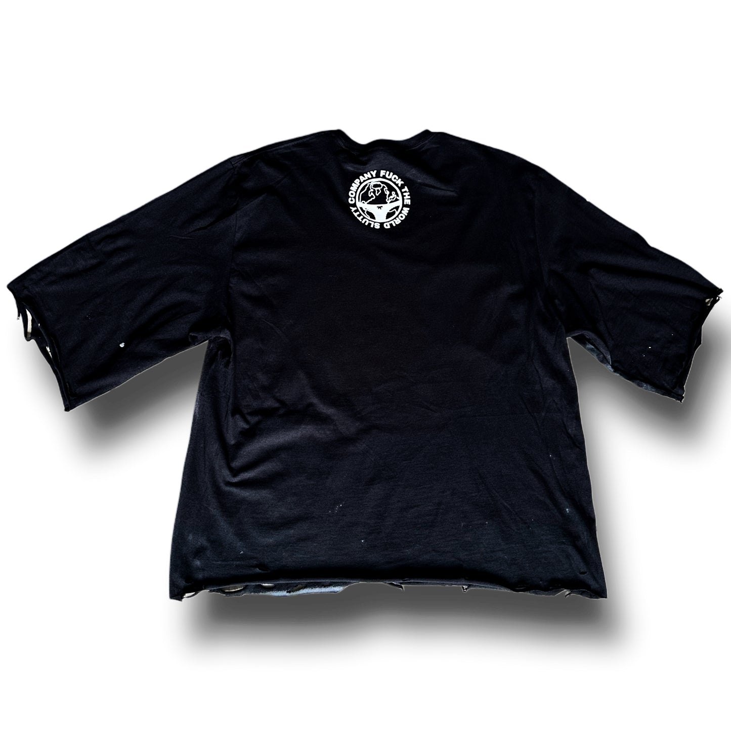Human Extinction Boxy Cropped Tee (XL)