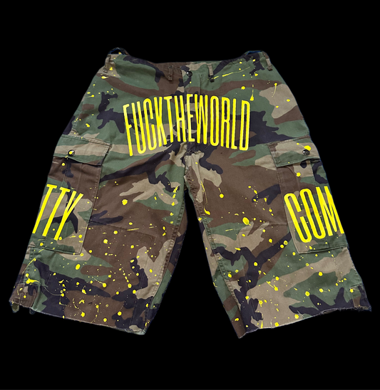 Camouflage Cargo Shorts