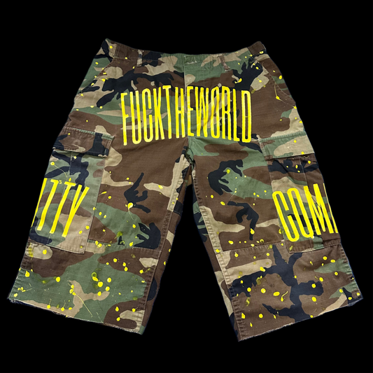 Camouflage Cargo Shorts