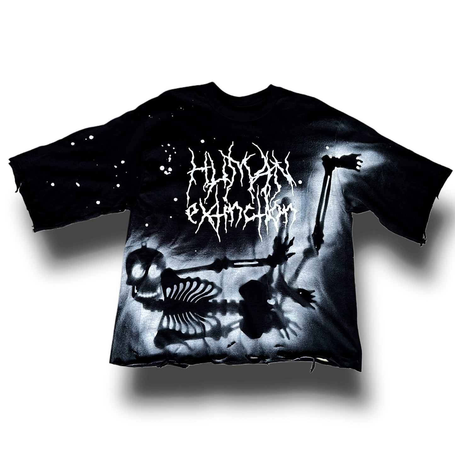 Human Extinction Boxy Cropped Tee (L)