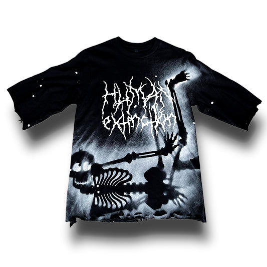 Human Extinction Boxy Cropped Tee (S)