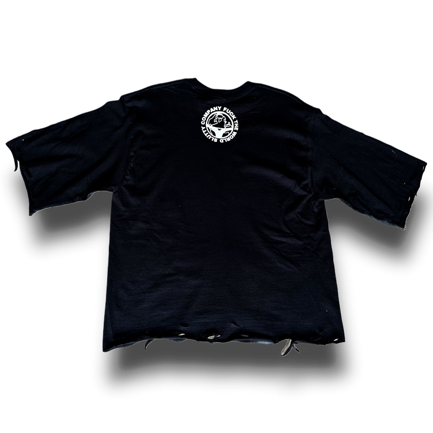 Human Extinction Boxy Cropped Tee (L)