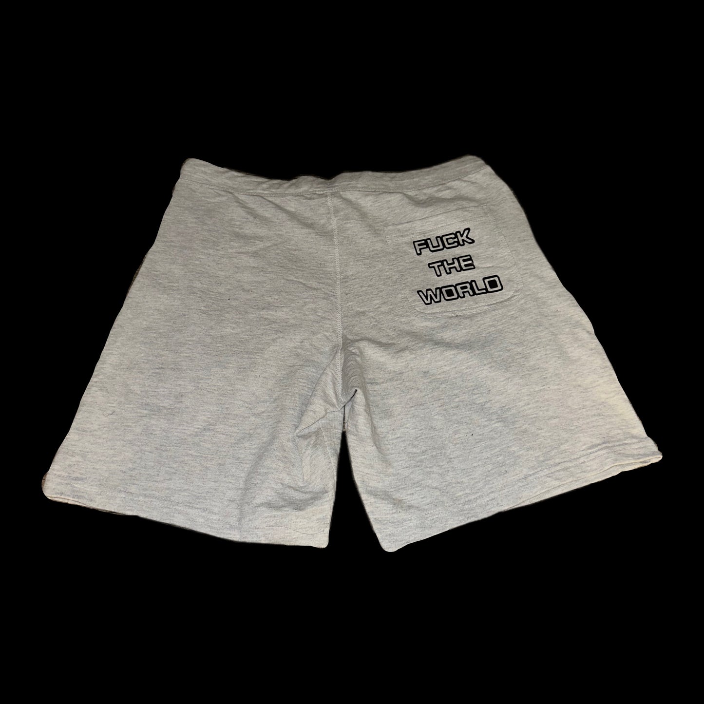 Black Silhouette Grey Sweat Shorts